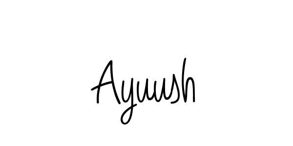 How to Draw Ayuush signature style? Angelique-Rose-font-FFP is a latest design signature styles for name Ayuush. Ayuush signature style 5 images and pictures png