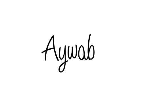 Angelique-Rose-font-FFP is a professional signature style that is perfect for those who want to add a touch of class to their signature. It is also a great choice for those who want to make their signature more unique. Get Aywab name to fancy signature for free. Aywab signature style 5 images and pictures png