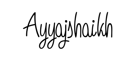How to make Ayyajshaikh signature? Angelique-Rose-font-FFP is a professional autograph style. Create handwritten signature for Ayyajshaikh name. Ayyajshaikh signature style 5 images and pictures png