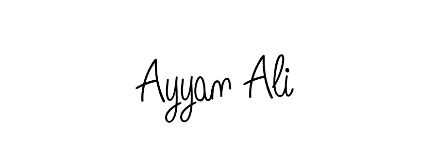 Create a beautiful signature design for name Ayyan Ali. With this signature (Angelique-Rose-font-FFP) fonts, you can make a handwritten signature for free. Ayyan Ali signature style 5 images and pictures png