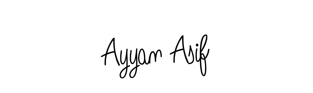 Also we have Ayyan Asif name is the best signature style. Create professional handwritten signature collection using Angelique-Rose-font-FFP autograph style. Ayyan Asif signature style 5 images and pictures png