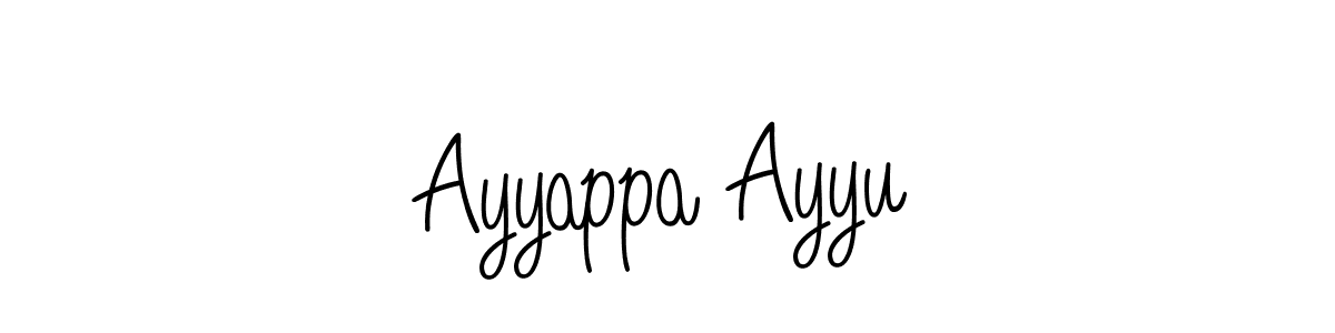 Make a beautiful signature design for name Ayyappa Ayyu. Use this online signature maker to create a handwritten signature for free. Ayyappa Ayyu signature style 5 images and pictures png