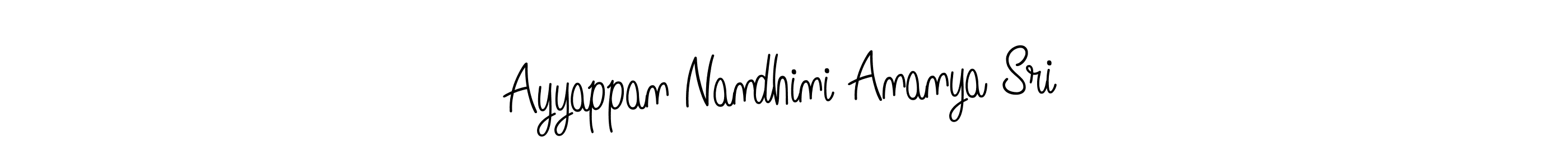 Check out images of Autograph of Ayyappan Nandhini Ananya Sri name. Actor Ayyappan Nandhini Ananya Sri Signature Style. Angelique-Rose-font-FFP is a professional sign style online. Ayyappan Nandhini Ananya Sri signature style 5 images and pictures png