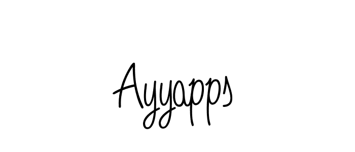 if you are searching for the best signature style for your name Ayyapps. so please give up your signature search. here we have designed multiple signature styles  using Angelique-Rose-font-FFP. Ayyapps signature style 5 images and pictures png