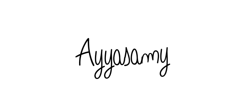 Ayyasamy stylish signature style. Best Handwritten Sign (Angelique-Rose-font-FFP) for my name. Handwritten Signature Collection Ideas for my name Ayyasamy. Ayyasamy signature style 5 images and pictures png