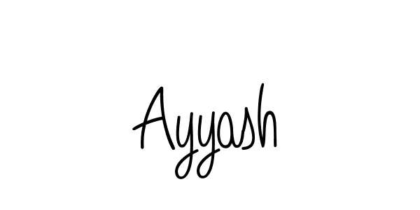 How to make Ayyash signature? Angelique-Rose-font-FFP is a professional autograph style. Create handwritten signature for Ayyash name. Ayyash signature style 5 images and pictures png