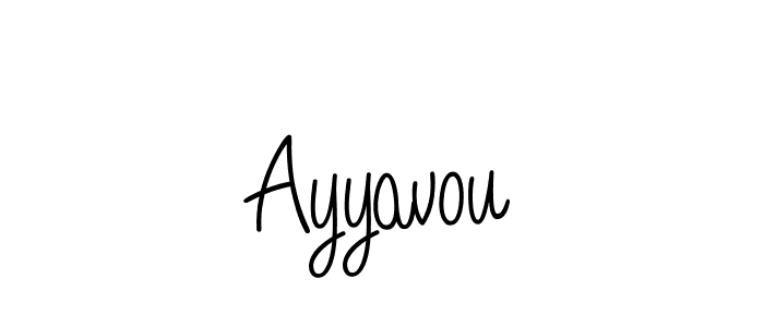 Create a beautiful signature design for name Ayyavou. With this signature (Angelique-Rose-font-FFP) fonts, you can make a handwritten signature for free. Ayyavou signature style 5 images and pictures png
