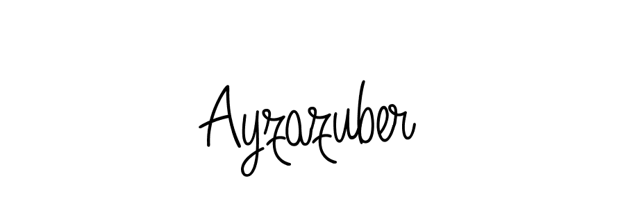 You should practise on your own different ways (Angelique-Rose-font-FFP) to write your name (Ayzazuber) in signature. don't let someone else do it for you. Ayzazuber signature style 5 images and pictures png