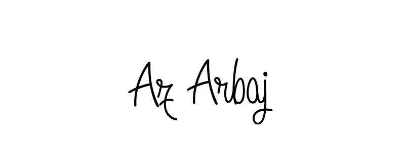 Create a beautiful signature design for name Az Arbaj. With this signature (Angelique-Rose-font-FFP) fonts, you can make a handwritten signature for free. Az Arbaj signature style 5 images and pictures png