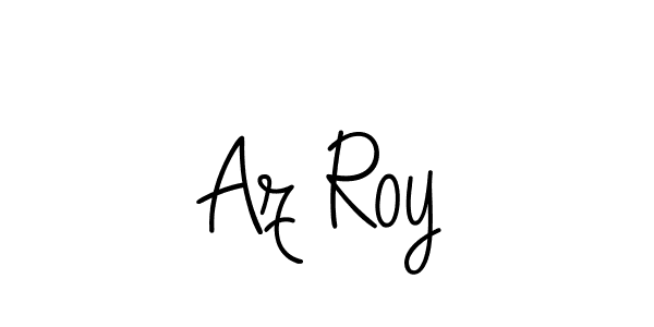 Az Roy stylish signature style. Best Handwritten Sign (Angelique-Rose-font-FFP) for my name. Handwritten Signature Collection Ideas for my name Az Roy. Az Roy signature style 5 images and pictures png