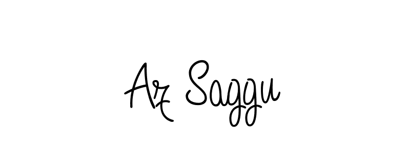 The best way (Angelique-Rose-font-FFP) to make a short signature is to pick only two or three words in your name. The name Az Saggu include a total of six letters. For converting this name. Az Saggu signature style 5 images and pictures png