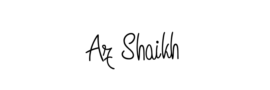 Best and Professional Signature Style for Az Shaikh. Angelique-Rose-font-FFP Best Signature Style Collection. Az Shaikh signature style 5 images and pictures png