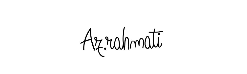 if you are searching for the best signature style for your name Az.rahmati. so please give up your signature search. here we have designed multiple signature styles  using Angelique-Rose-font-FFP. Az.rahmati signature style 5 images and pictures png