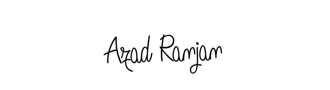 Make a beautiful signature design for name Azad Ranjan. With this signature (Angelique-Rose-font-FFP) style, you can create a handwritten signature for free. Azad Ranjan signature style 5 images and pictures png