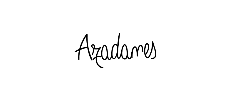 Azadanes stylish signature style. Best Handwritten Sign (Angelique-Rose-font-FFP) for my name. Handwritten Signature Collection Ideas for my name Azadanes. Azadanes signature style 5 images and pictures png