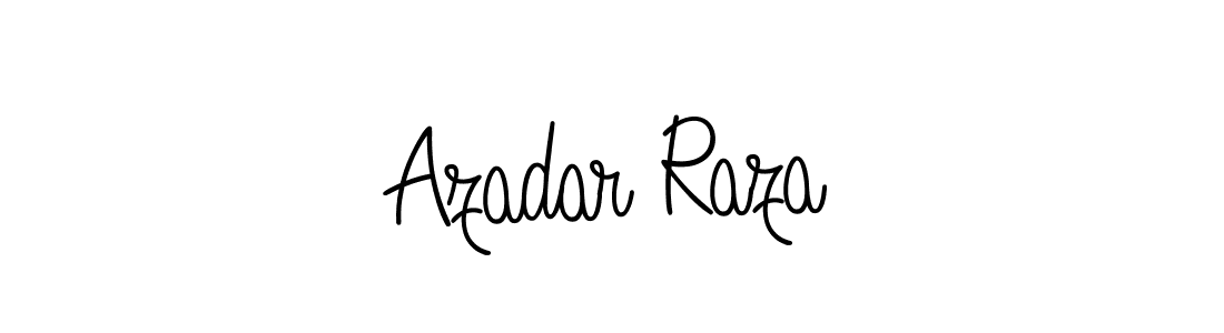 Design your own signature with our free online signature maker. With this signature software, you can create a handwritten (Angelique-Rose-font-FFP) signature for name Azadar Raza. Azadar Raza signature style 5 images and pictures png