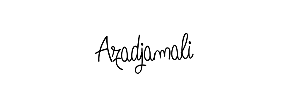 Also You can easily find your signature by using the search form. We will create Azadjamali name handwritten signature images for you free of cost using Angelique-Rose-font-FFP sign style. Azadjamali signature style 5 images and pictures png
