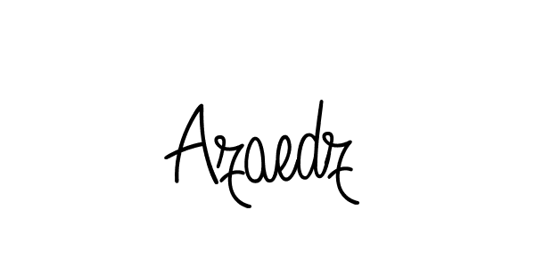 Create a beautiful signature design for name Azaedz. With this signature (Angelique-Rose-font-FFP) fonts, you can make a handwritten signature for free. Azaedz signature style 5 images and pictures png