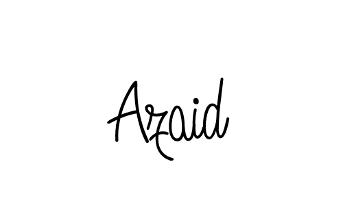 Create a beautiful signature design for name Azaid. With this signature (Angelique-Rose-font-FFP) fonts, you can make a handwritten signature for free. Azaid signature style 5 images and pictures png