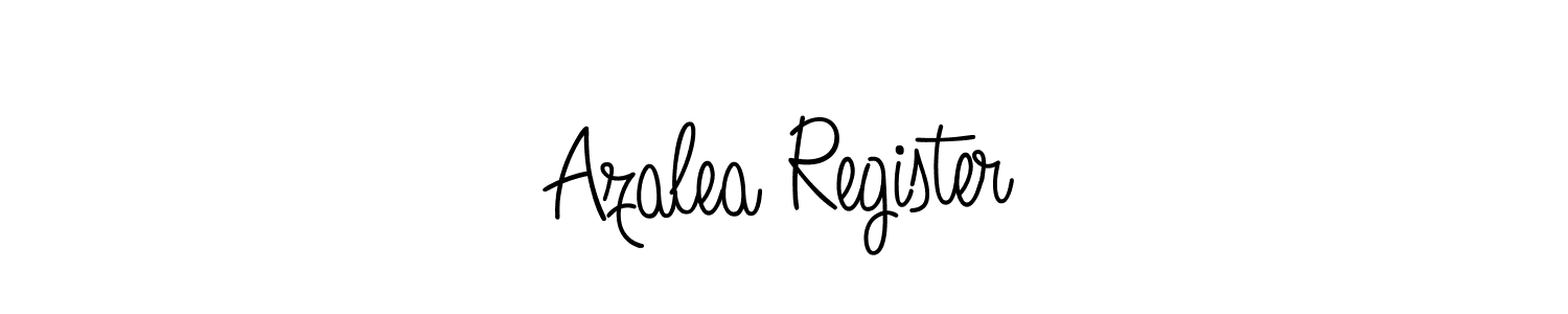How to make Azalea Register name signature. Use Angelique-Rose-font-FFP style for creating short signs online. This is the latest handwritten sign. Azalea Register signature style 5 images and pictures png