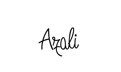 Create a beautiful signature design for name Azali. With this signature (Angelique-Rose-font-FFP) fonts, you can make a handwritten signature for free. Azali signature style 5 images and pictures png