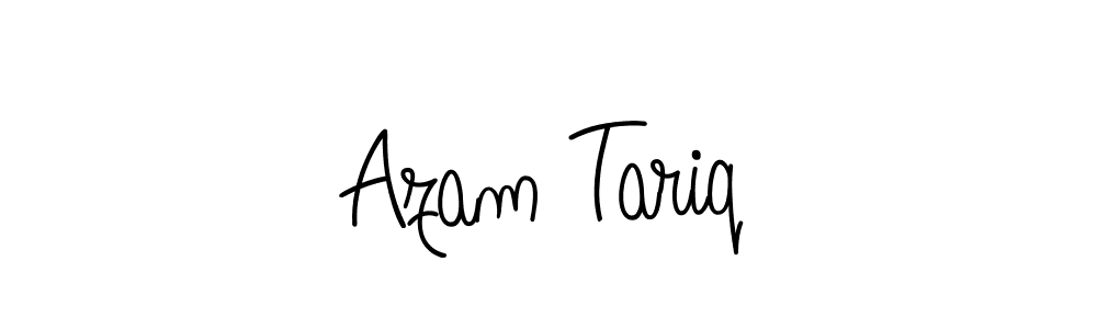 Design your own signature with our free online signature maker. With this signature software, you can create a handwritten (Angelique-Rose-font-FFP) signature for name Azam Tariq. Azam Tariq signature style 5 images and pictures png