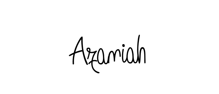Make a short Azaniah signature style. Manage your documents anywhere anytime using Angelique-Rose-font-FFP. Create and add eSignatures, submit forms, share and send files easily. Azaniah signature style 5 images and pictures png
