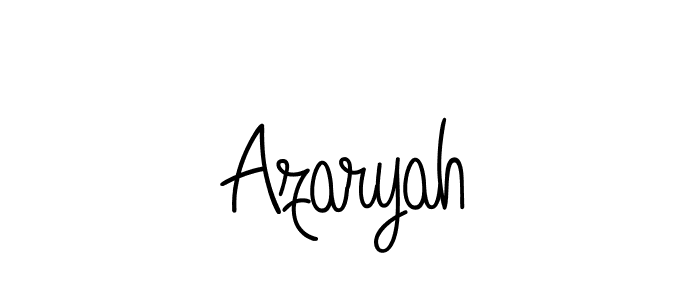 How to make Azaryah signature? Angelique-Rose-font-FFP is a professional autograph style. Create handwritten signature for Azaryah name. Azaryah signature style 5 images and pictures png