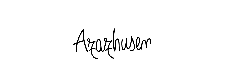 Once you've used our free online signature maker to create your best signature Angelique-Rose-font-FFP style, it's time to enjoy all of the benefits that Azazhusen name signing documents. Azazhusen signature style 5 images and pictures png