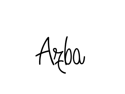 Design your own signature with our free online signature maker. With this signature software, you can create a handwritten (Angelique-Rose-font-FFP) signature for name Azba. Azba signature style 5 images and pictures png