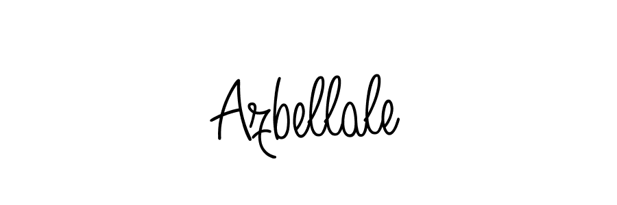 The best way (Angelique-Rose-font-FFP) to make a short signature is to pick only two or three words in your name. The name Azbellale include a total of six letters. For converting this name. Azbellale signature style 5 images and pictures png