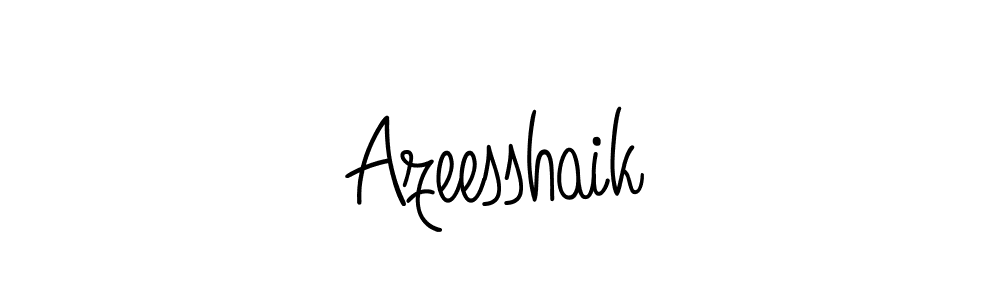 You should practise on your own different ways (Angelique-Rose-font-FFP) to write your name (Azeesshaik) in signature. don't let someone else do it for you. Azeesshaik signature style 5 images and pictures png
