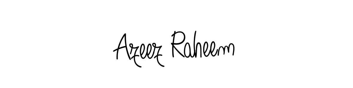 It looks lik you need a new signature style for name Azeez Raheem. Design unique handwritten (Angelique-Rose-font-FFP) signature with our free signature maker in just a few clicks. Azeez Raheem signature style 5 images and pictures png