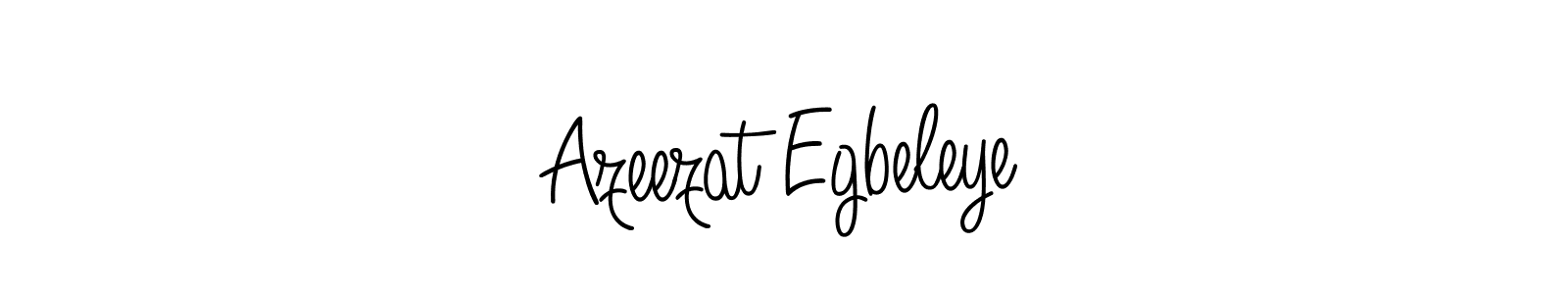 Azeezat Egbeleye stylish signature style. Best Handwritten Sign (Angelique-Rose-font-FFP) for my name. Handwritten Signature Collection Ideas for my name Azeezat Egbeleye. Azeezat Egbeleye signature style 5 images and pictures png