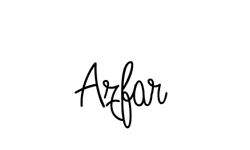 Design your own signature with our free online signature maker. With this signature software, you can create a handwritten (Angelique-Rose-font-FFP) signature for name Azfar. Azfar signature style 5 images and pictures png