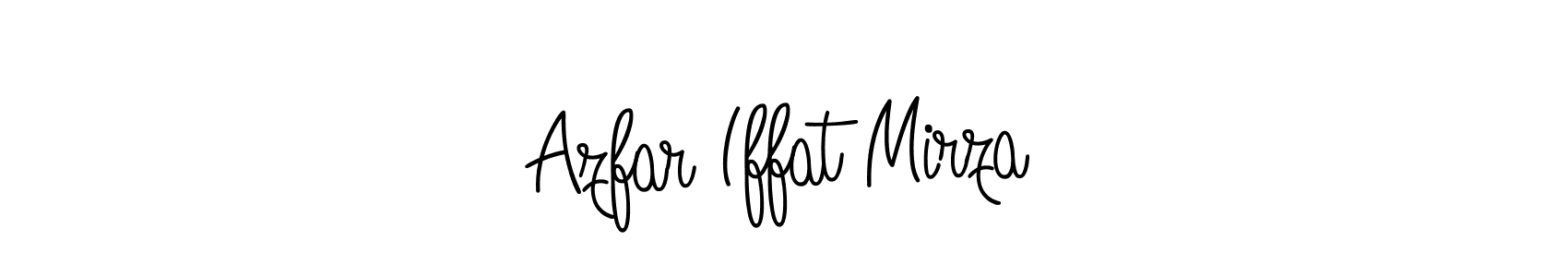 Design your own signature with our free online signature maker. With this signature software, you can create a handwritten (Angelique-Rose-font-FFP) signature for name Azfar Iffat Mirza. Azfar Iffat Mirza signature style 5 images and pictures png
