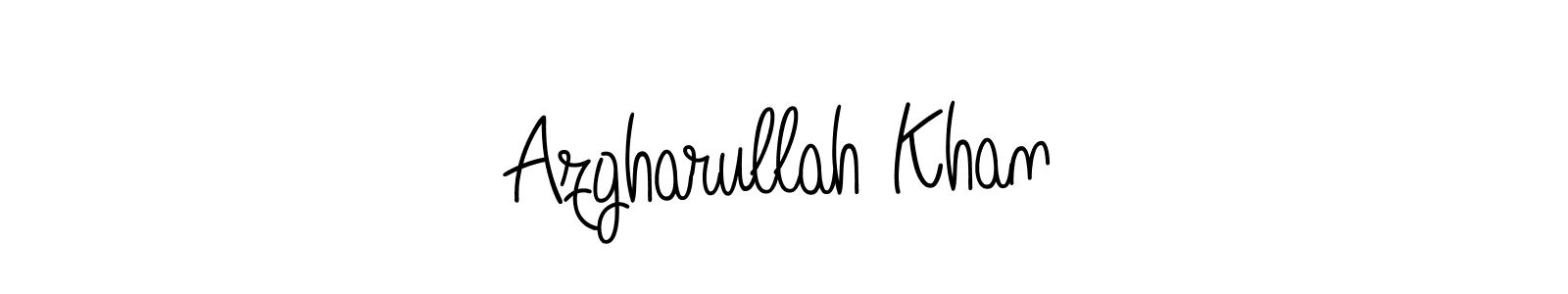 This is the best signature style for the Azgharullah Khan name. Also you like these signature font (Angelique-Rose-font-FFP). Mix name signature. Azgharullah Khan signature style 5 images and pictures png