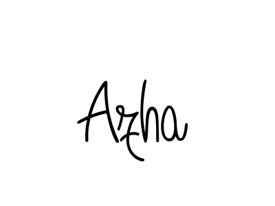 Also we have Azha name is the best signature style. Create professional handwritten signature collection using Angelique-Rose-font-FFP autograph style. Azha signature style 5 images and pictures png