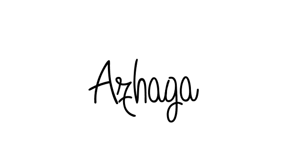 Azhaga stylish signature style. Best Handwritten Sign (Angelique-Rose-font-FFP) for my name. Handwritten Signature Collection Ideas for my name Azhaga. Azhaga signature style 5 images and pictures png
