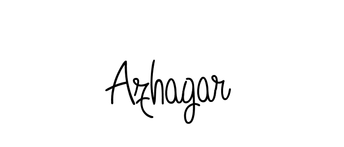 Azhagar stylish signature style. Best Handwritten Sign (Angelique-Rose-font-FFP) for my name. Handwritten Signature Collection Ideas for my name Azhagar. Azhagar signature style 5 images and pictures png