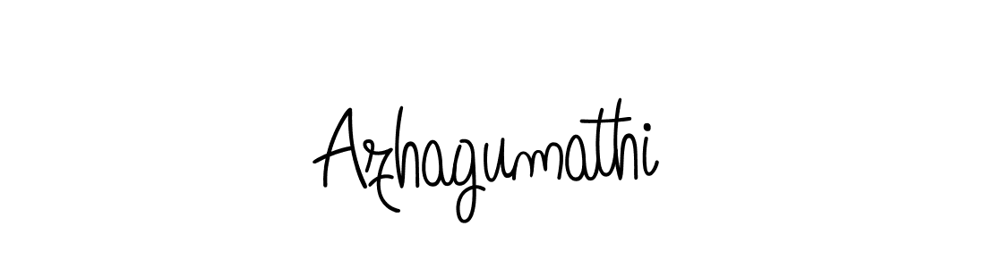 You should practise on your own different ways (Angelique-Rose-font-FFP) to write your name (Azhagumathi) in signature. don't let someone else do it for you. Azhagumathi signature style 5 images and pictures png