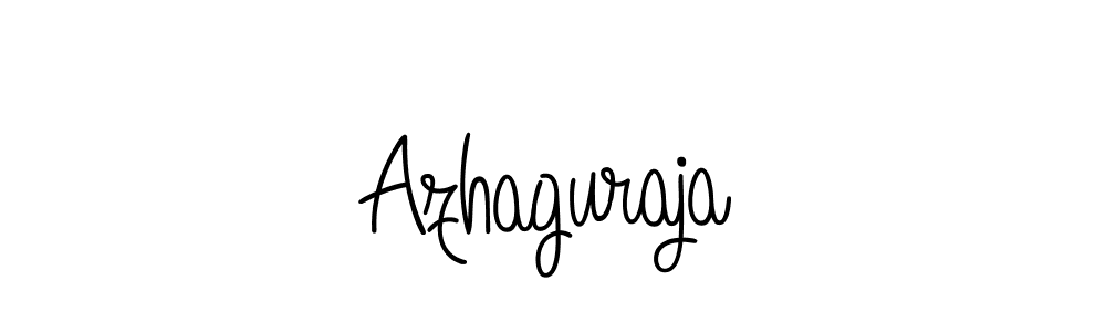 Make a beautiful signature design for name Azhaguraja. With this signature (Angelique-Rose-font-FFP) style, you can create a handwritten signature for free. Azhaguraja signature style 5 images and pictures png