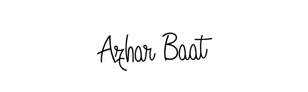 It looks lik you need a new signature style for name Azhar Baat. Design unique handwritten (Angelique-Rose-font-FFP) signature with our free signature maker in just a few clicks. Azhar Baat signature style 5 images and pictures png