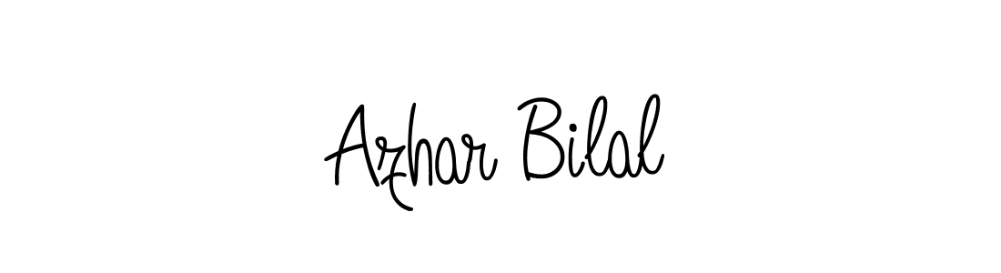 Design your own signature with our free online signature maker. With this signature software, you can create a handwritten (Angelique-Rose-font-FFP) signature for name Azhar Bilal. Azhar Bilal signature style 5 images and pictures png