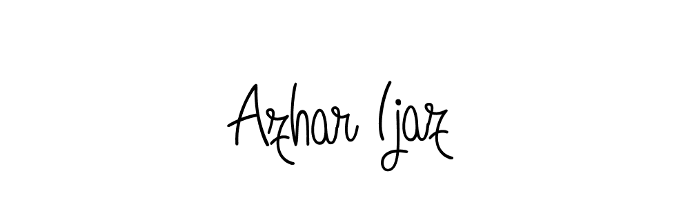 How to Draw Azhar Ijaz signature style? Angelique-Rose-font-FFP is a latest design signature styles for name Azhar Ijaz. Azhar Ijaz signature style 5 images and pictures png