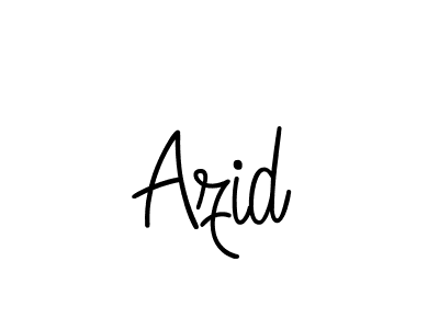 Azid stylish signature style. Best Handwritten Sign (Angelique-Rose-font-FFP) for my name. Handwritten Signature Collection Ideas for my name Azid. Azid signature style 5 images and pictures png