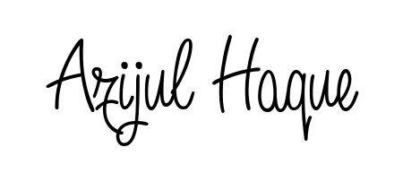 Give your name Azijul Haque an exquisite flair with the Angelique-Rose-font-FFP script font. Ideal for contracts, resumes, and formal letterheads. Azijul Haque signature style 5 images and pictures png