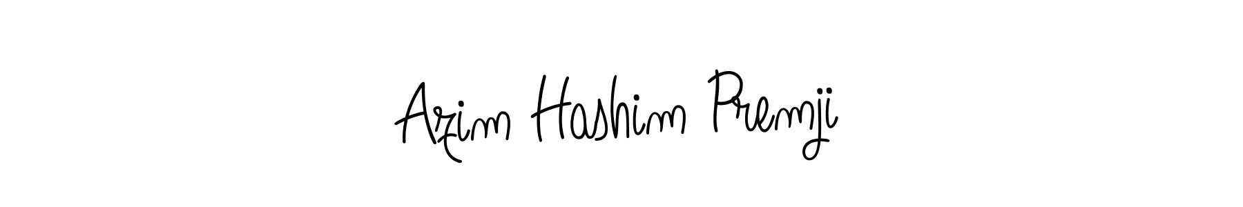 Design your own signature with our free online signature maker. With this signature software, you can create a handwritten (Angelique-Rose-font-FFP) signature for name Azim Hashim Premji. Azim Hashim Premji signature style 5 images and pictures png