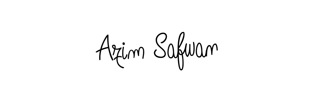 Design your own signature with our free online signature maker. With this signature software, you can create a handwritten (Angelique-Rose-font-FFP) signature for name Azim Safwan. Azim Safwan signature style 5 images and pictures png