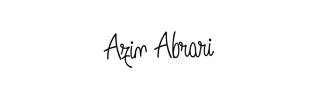 Azin Abrari stylish signature style. Best Handwritten Sign (Angelique-Rose-font-FFP) for my name. Handwritten Signature Collection Ideas for my name Azin Abrari. Azin Abrari signature style 5 images and pictures png